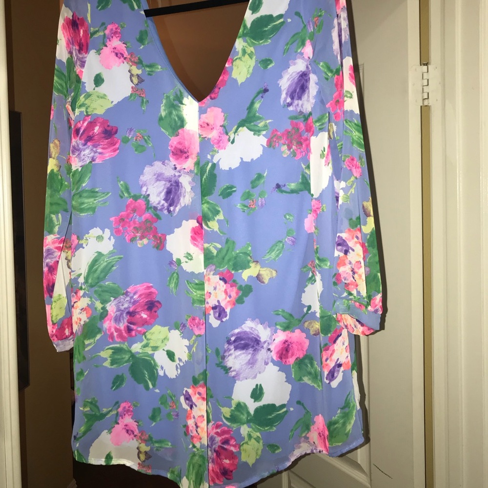 Floral short dress